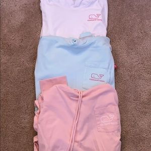 Bundle of 3 Vineyard Vines long sleeves